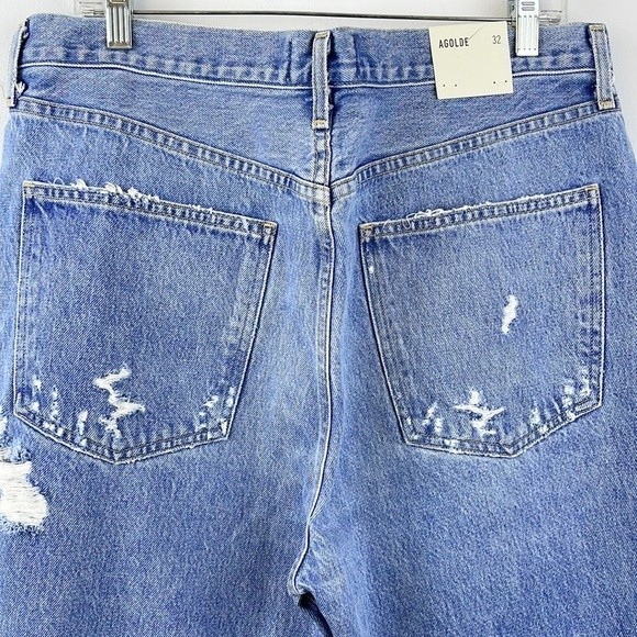 Agolde 90s Midrise Loose Fit Fall Out Size 32 - Picture 10 of 10